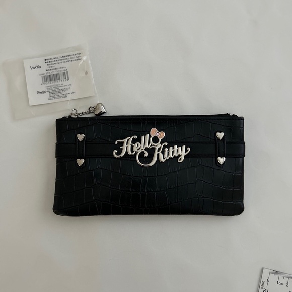 NWT Vintage Hello Kitty Black Crocodile Pen/Cosmetic Pouch Sanrio 2006 - Picture 13 of 13